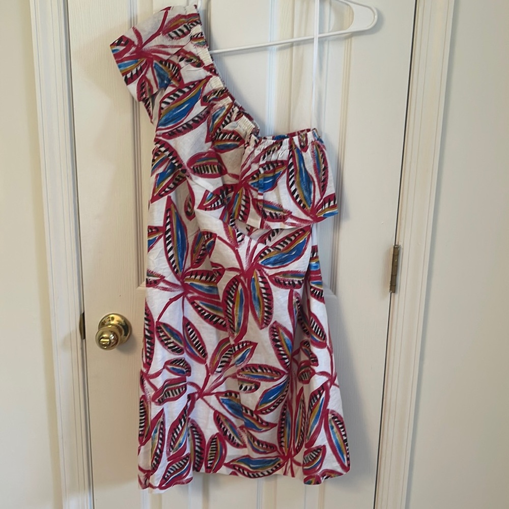 Jcrew size medium, NWT, one shoulder dress